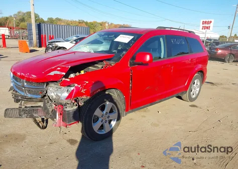 2012 Dodge Journey Sxt из США, поврежденный, VIN 3C4PDCBG9CT393972